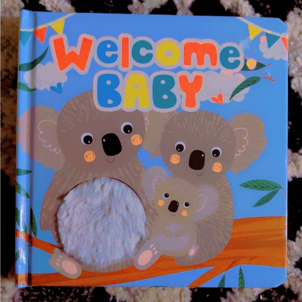 Welcome Baby Koala Board Book - Blue